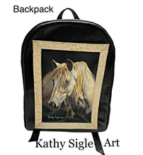 Load image into Gallery viewer, Sergios featuring the art work of talented Kathy Sigle artist, backpack

