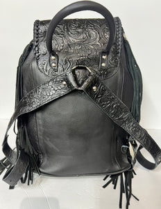 The Jody Deluxe Backpack with western buckles