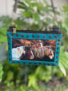 Beautiful Painting by Kathy Sigle Added to Sergios Popular Crossbody Bag