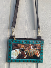 Load image into Gallery viewer, Beautiful Painting by Kathy Sigle Added to Sergios Popular Crossbody Bag
