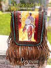Load image into Gallery viewer, Kathy Sigle Art for Sergios Collection Handmade Soft Leather
