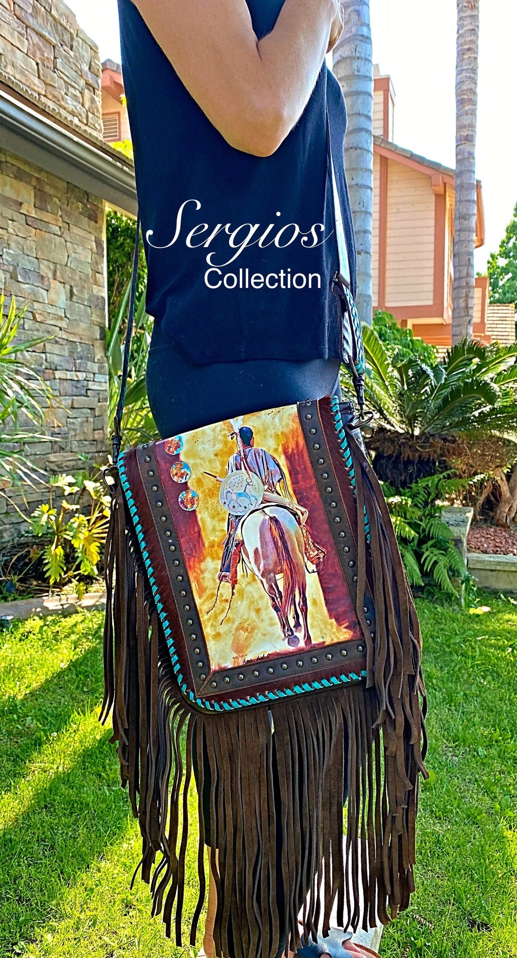 Kathy Sigle Art for Sergios Collection Handmade Soft Leather