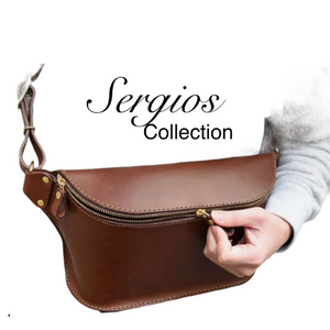 Sergios Smooth Leather Fanny Packs!