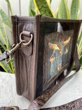 Load image into Gallery viewer, Beautiful Art by Kathy Sigle Added to Sergios Popular Crossbody Bag.
