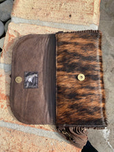 Load image into Gallery viewer, Sergios Classic Cowhide Brindle Crossbody Bag
