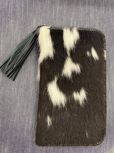 Cowhide Wallet with Cards Slots and Cash Compartment
